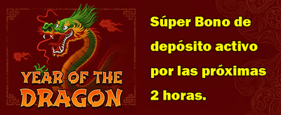 Bono de Bienvenida 100% Extra promotional banner